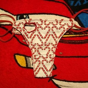 Candy cane thong